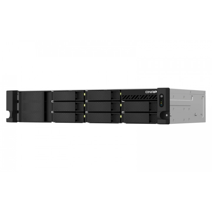 Сетевой накопитель QNAP TS-864eU-RP-4G (8 отсеков, стоечный, 2 блока питания, Intel Celeron N5105, 4 GB, 2x2,5 GbE)
