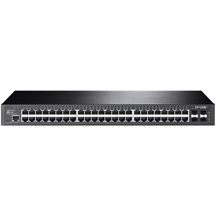 Коммутатор TP-Link T2600G-52TS (управляемый L2, 48x1GbE, 4xSFP, ACL)