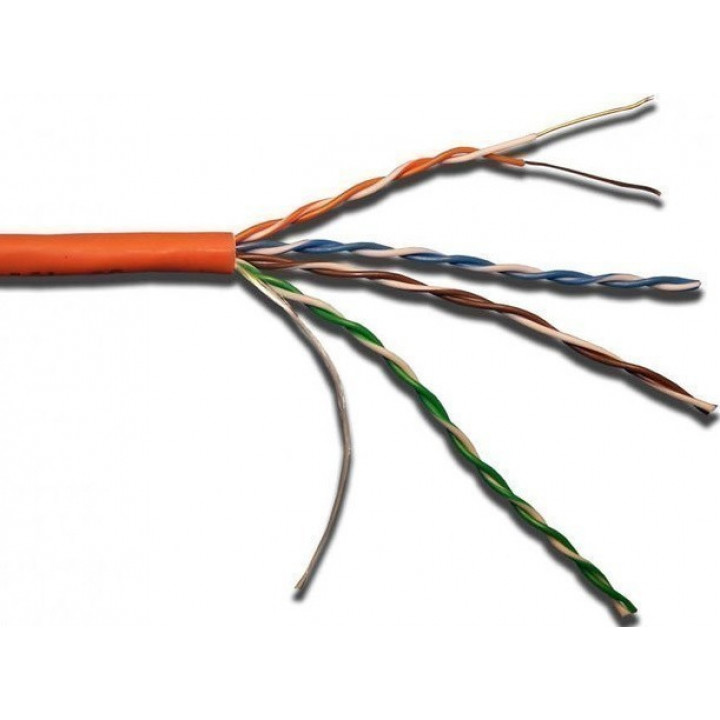 Кабель витая пара LANMASTER LAN-5EUTP-LSZH-OR (Cat.5e, UTP, LSZH, оранжевый, 305 м)