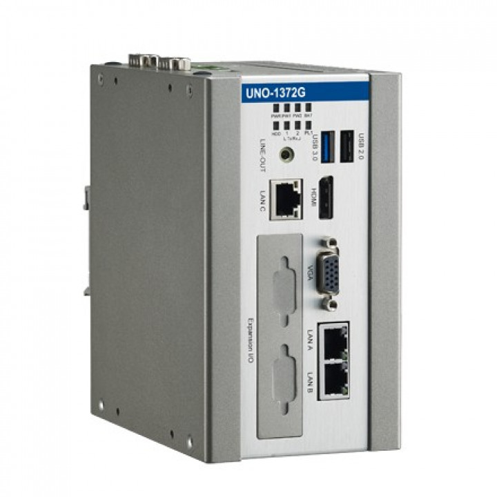 Встраиваемый компьютер на DIN-рейку Advantech UNO-1372G-E3AE (Intel Atom E3845 1.91 ГГц, 4 Гб DDR3L, 3xGbE, VGA/HDMI)