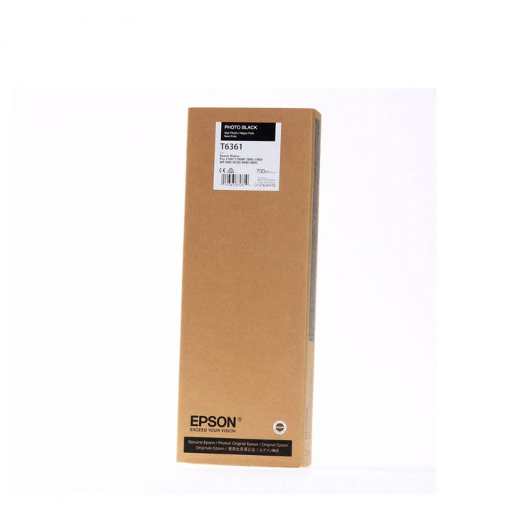 Струйный картридж Epson T6361 черный C13T636100 (700 мл) Струйный картридж Epson T6361 черный C13T636100 (700 мл)