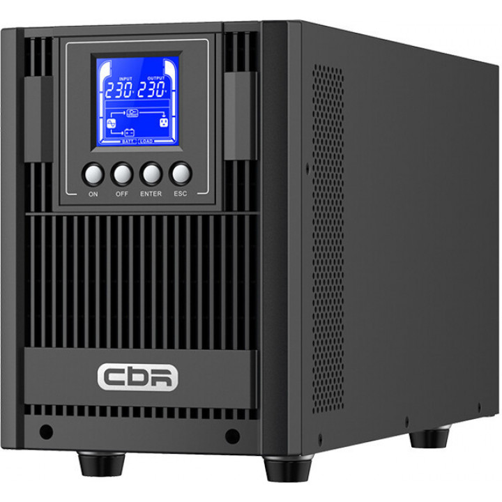 Источник бесперебойного питания CBR ESN-1.5KT-4F-LCHERSC (Online 1500VA/1500W, 4xSchuko, LCD)