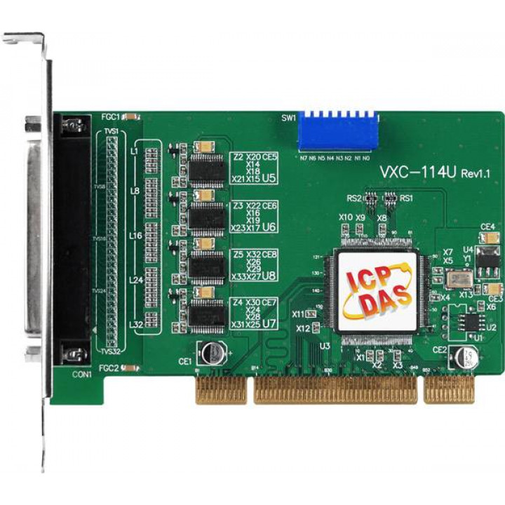 Плата ICP DAS VXC-114U CR (Universal PCI, 4 порта RS-232)
