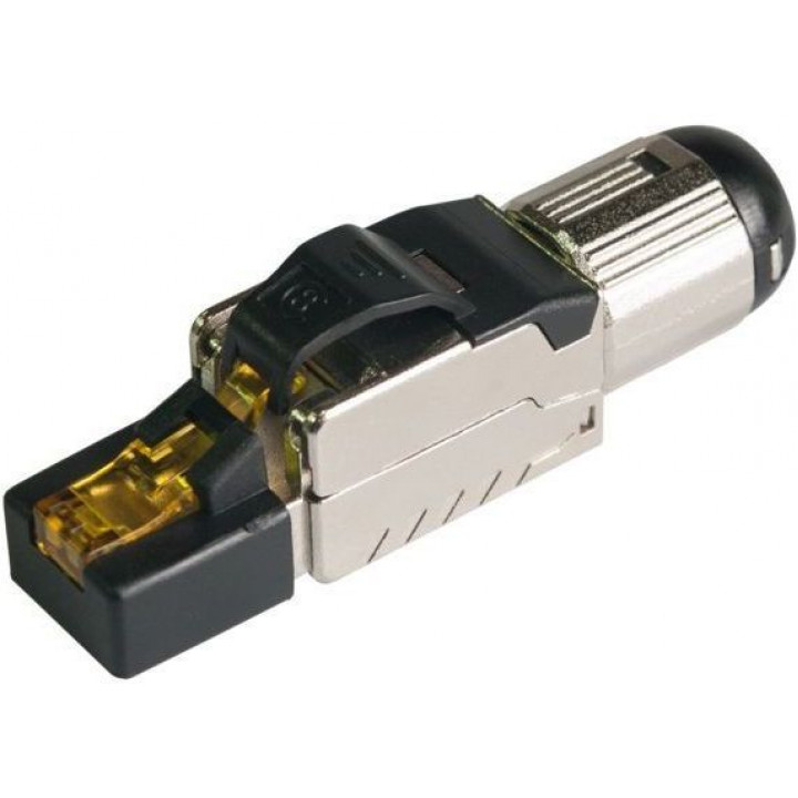 Коннектор RJ45/8P8C NIKOMAX NMC-RJ88SI2-NT-MT (кат.8, 2000МГц, самозажимной, экранированный)