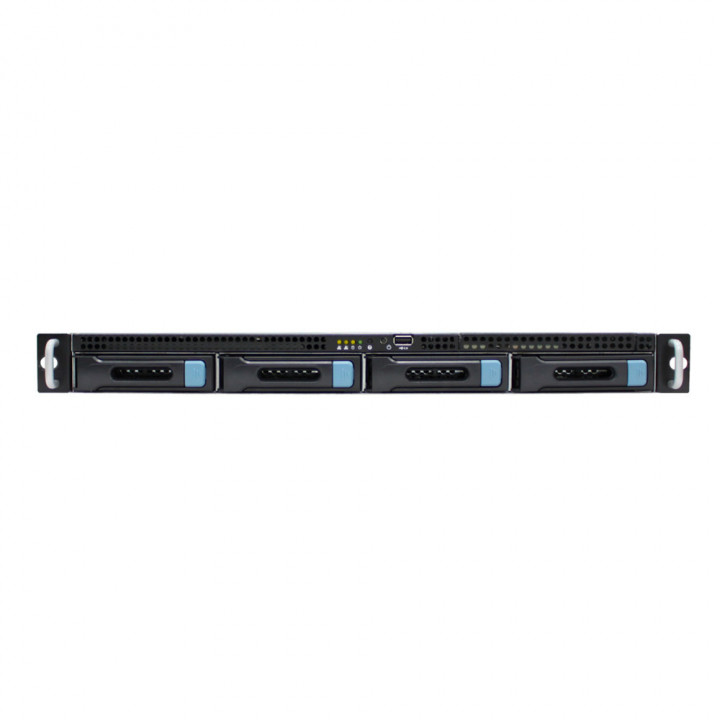 Корпус серверный 1U AIC XP0-A711PHXX (4xSATA/SAS HS 3.5", 2x2.5", Phoenix, 650W 1+1, slide rail)