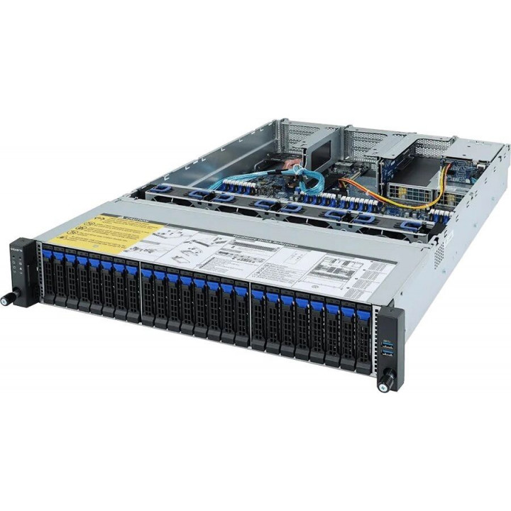 Серверная платформа GIGABYTE 6NR282Z91MR-00-A00 (2x Epyc 7002/7003, 32x DIMM DDR4, 24x 2.5" SAS/SATA, 2x 1600W)