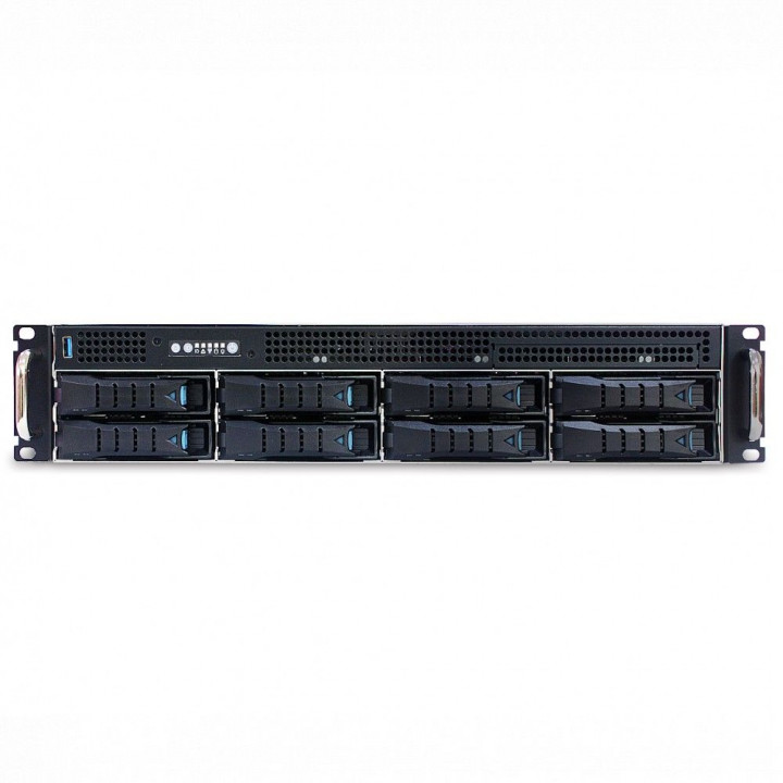 Корпус серверный 2U AIC XE1-2KT00-03 (8xSATA/SAS HS, 550W)