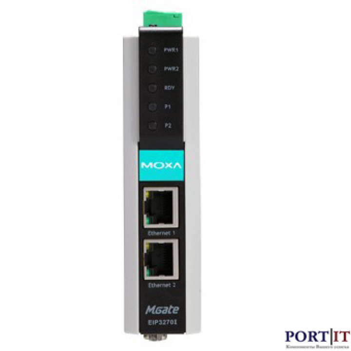 Преобразователь MOXA MGate EIP3270I (2-port DF1 to EtherNet/IP gateway with 2 KV isolation) Преобразователь MOXA MGate EIP3270I (2-port DF1 to EtherNet/IP gateway with 2 KV isolation)