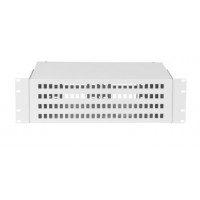 Оптический кросс 19" NIKOMAX, 3U, до 96 SC портов или 192 LC портов, стальной,, NMF-RP96SC-WS-ES-3U-GY
