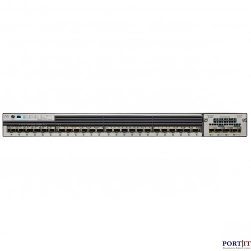 Коммутатор Cisco WS-C3750X-24S-E (24 порта Gigabit Ethernet SFP, IP Services)