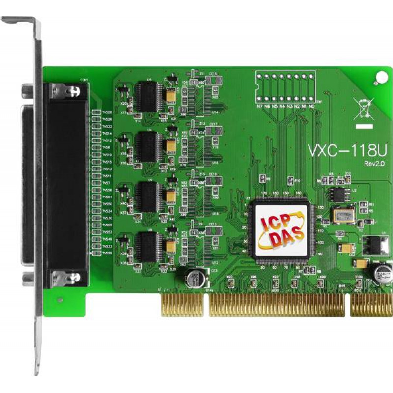 Плата ICP DAS VXC-118U (Universal PCI, 8 портов RS-232)