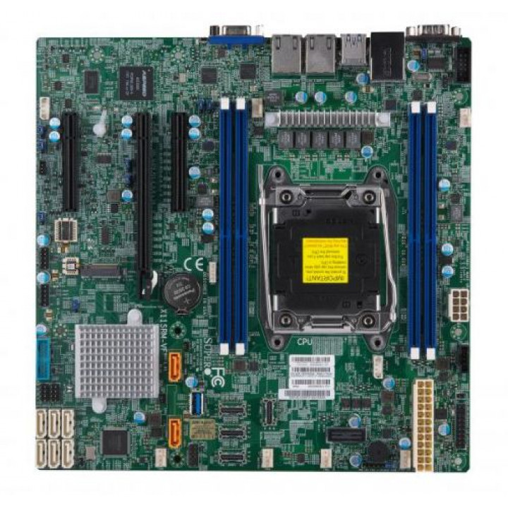 Материнская плата Supermicro MBD-X11SRM-VF-O (LGA2066, iC422, 4xDDR4, 8xSATA3, M.2)