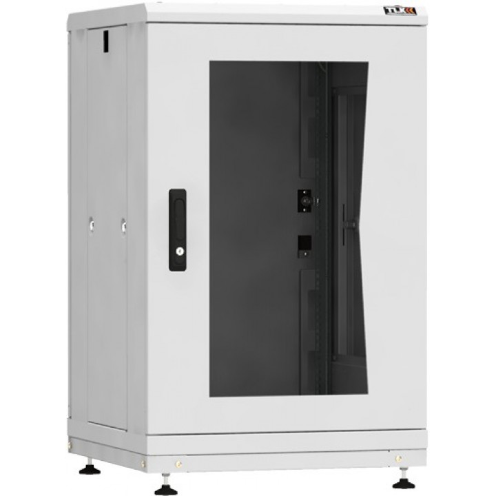 Шкаф TLK TFR-186060-GMMM-R-GY (напольный 19", 18U, стеклянная дверь, 600x943x600 мм, серый) Шкаф TLK TFR-186060-GMMM-R-GY (напольный 19", 18U, стеклянная дверь, 600x943x600 мм, серый)
