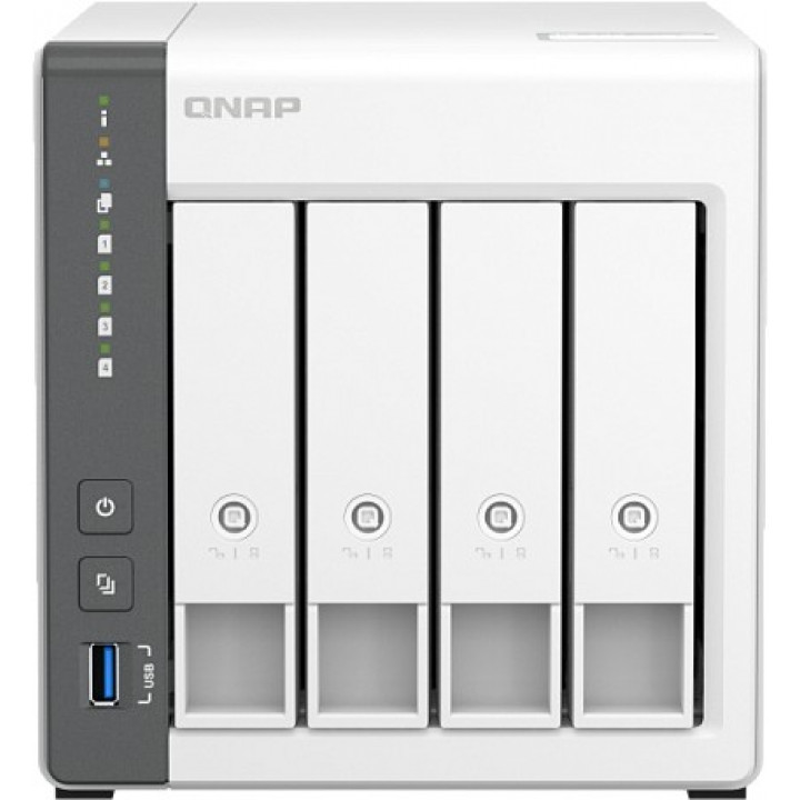 Сетевой RAID-накопитель QNAP D4 (Rev. C) (4-дисковый, 2.5GbE)