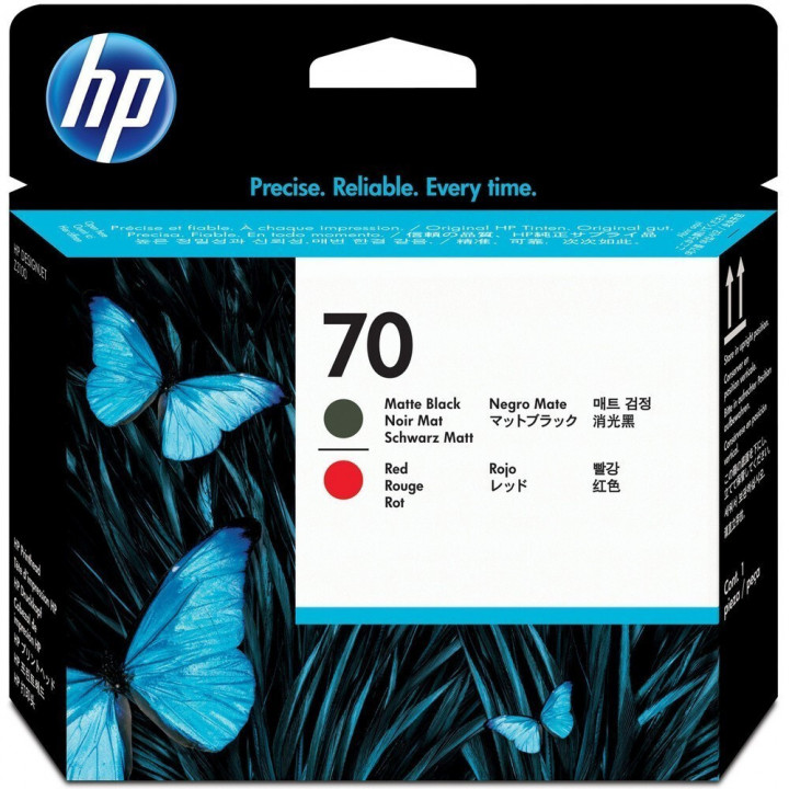 Печатающая головка HP C9409A (Matte Black, Red, Original)