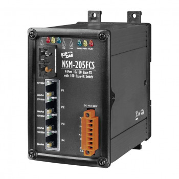 Промышленный коммутатор ICP DAS NSM-205FCS CR