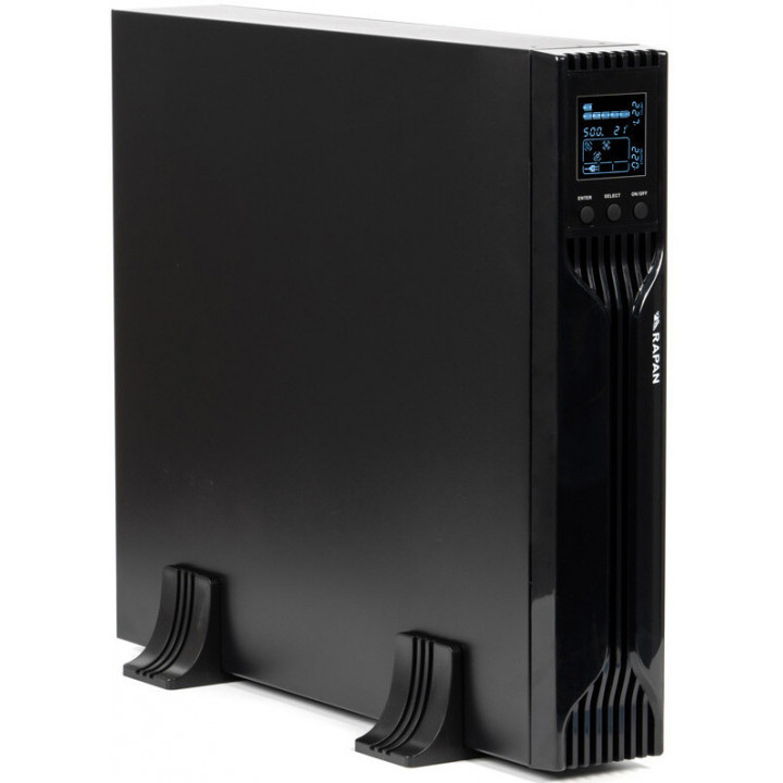 Источник бесперебойного питания Бастион RAPAN-UPS 3000-RACK-IN-4X9 (линейно-интерактивный, 3000 ВА/2100 Вт, АКБ 4x 9Ah)