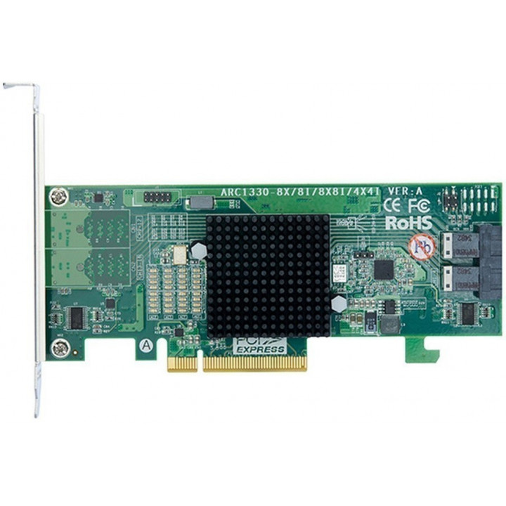 HBA-адаптер Areca ARC-1330-8i (RAID-контроллер PCIe 3.0 x8, SAS/SATA 12G, 8port, Low Profile) HBA-адаптер Areca ARC-1330-8i (RAID-контроллер PCIe 3.0 x8, SAS/SATA 12G, 8port, Low Profile)