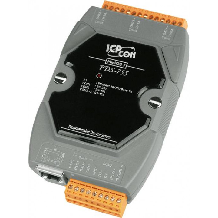 Сервер программируемый ICP DAS PDS-755 CR (1xRS-232, 4xRS-485)