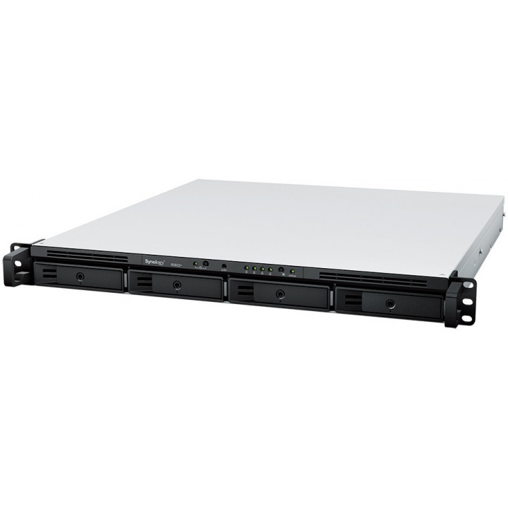 Сетевое хранилище Synology RS822RP+ (1U, 4 отсека, 2 ГБ RAM, 2xRPS)