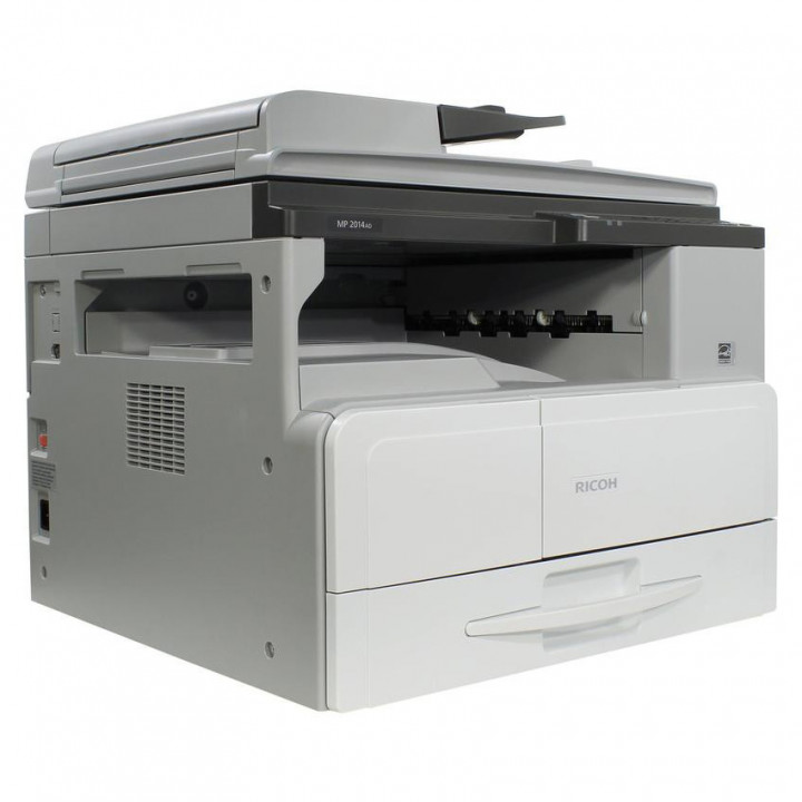Цифровое МФУ Ricoh MP 2014AD 912356 (монохромное, А3, копир с АПД и дуплексом, принтер, цветной сканер) Цифровое МФУ Ricoh MP 2014AD 912356 (монохромное, А3, копир с АПД и дуплексом, принтер, цветной сканер)