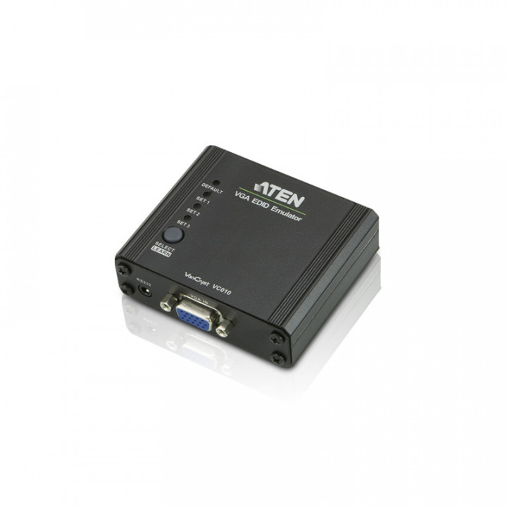 VGA эмулятор ATEN VC010-AT (EDID, стандартный/программный/обучающий режим) VGA эмулятор ATEN VC010-AT (EDID, стандартный/программный/обучающий режим)