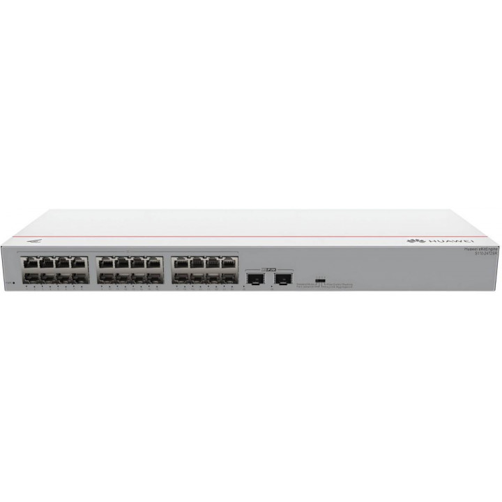 Коммутатор Huawei S110-24T2SR (24x10/100/1000BASE-T, 2xGE SFP)
