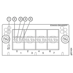 Модуль расширения коммутатора Juniper EX4550-EM-8XT