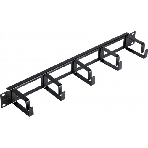 Кабельный органайзер 19, 1U, глубина колец 60 мм NIKOMAX NMC-OK600H-1U-BK-2