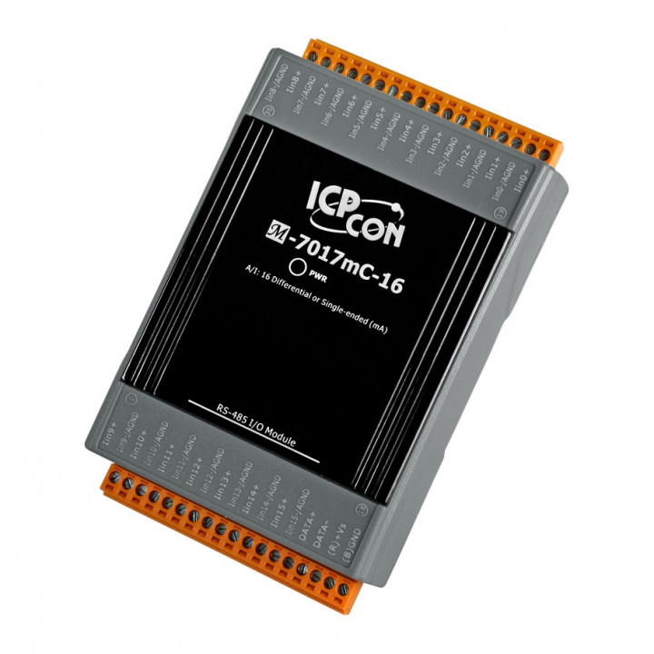 Модуль аналогового ввода ICP DAS M-7017mC-16 CR (16 каналов, Modbus RTU, встроенный регистратор) Модуль аналогового ввода ICP DAS M-7017mC-16 CR (16 каналов, Modbus RTU, встроенный регистратор)