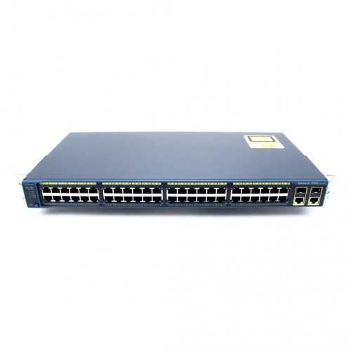 Коммутатор Cisco WS-C2960+48TC-L (48 10/100 + 2 T/SFP, LAN Base)