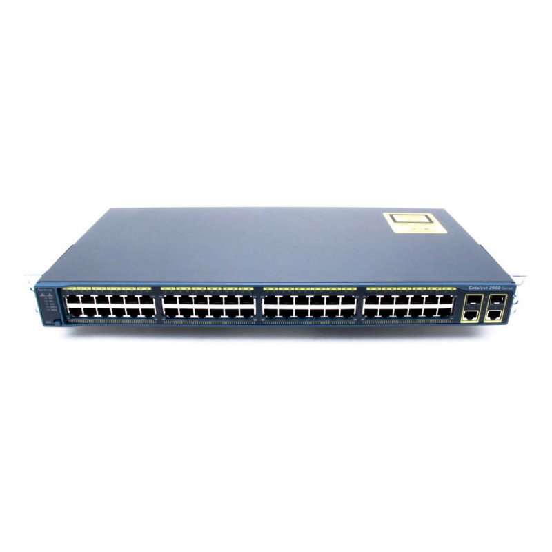Коммутатор Cisco WS-C2960+48TC-L (48 10/100 + 2 T/SFP, LAN Base)
