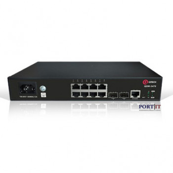 Управляемый POE коммутатор Qtech QSW-3470-10T-POE-AC