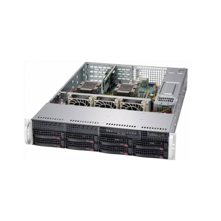 Серверный корпус Supermicro CSE-825TQC-R1K03WB (2U, SAS3, 1000W)