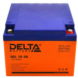 Аккумуляторная батарея Delta GEL 12-26 Аккумуляторная батарея Delta GEL 12-26