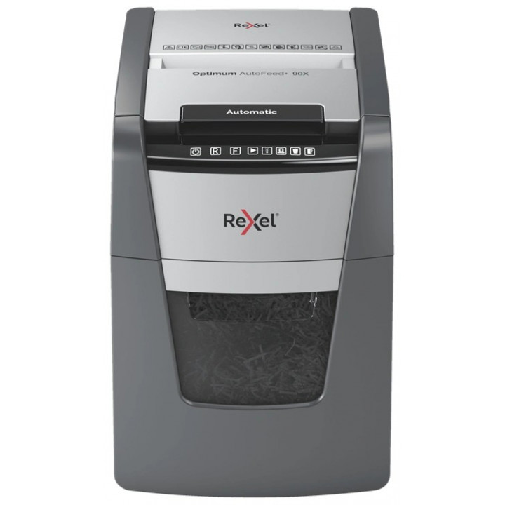 Шредер Rexel Optimum AutoFeed 90X 2020090XEU (секр. P-4, фрагменты, 90 листов, 34 л) Шредер Rexel Optimum AutoFeed 90X 2020090XEU (секр. P-4, фрагменты, 90 листов, 34 л)