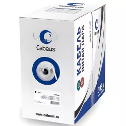 Кабель витая пара UTP Cat.5e Cabeus UTP-4P-Cat.5e-SOLID-LSLTx-GY Кабель витая пара UTP Cat.5e Cabeus UTP-4P-Cat.5e-SOLID-LSLTx-GY