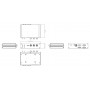 Ультракомпактный встраиваемый компьютер Axiomtek tBOX810-838-FL-E3827-M12-RL-DC (Intel Atom E3827, безвентиляторный, 2xLAN M12, 9-36В)