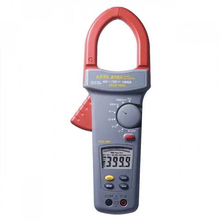 Токовые клещи APPA A16R (1000 А, 1000 В, диаметр 51 мм) Токовые клещи APPA A16R (1000 А, 1000 В, диаметр 51 мм)