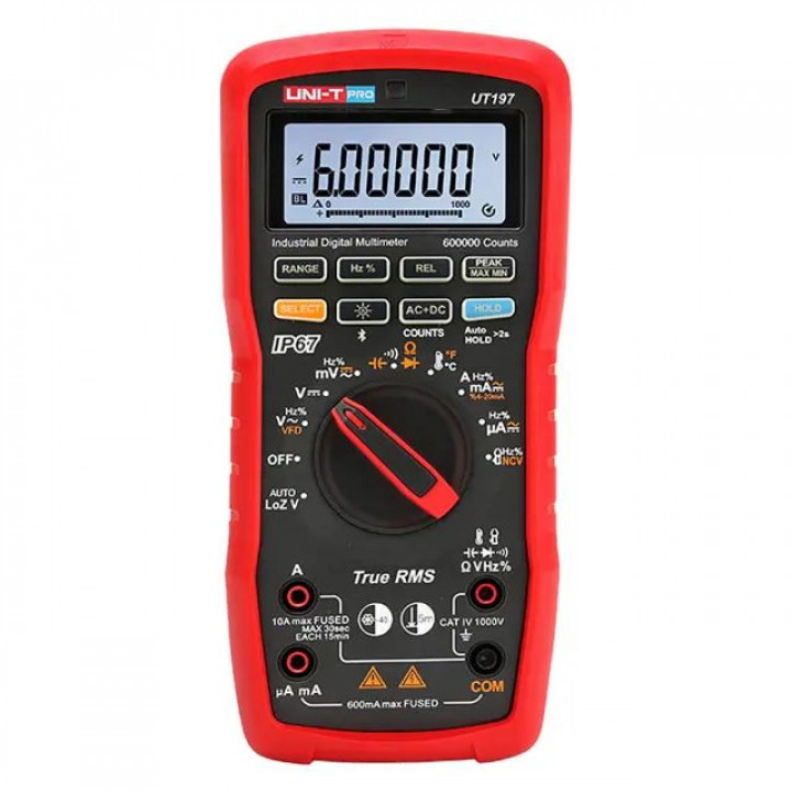 Мультиметр UNI-T UT197 (600000 отсчетов, True RMS) Мультиметр UNI-T UT197 (600000 отсчетов, True RMS)