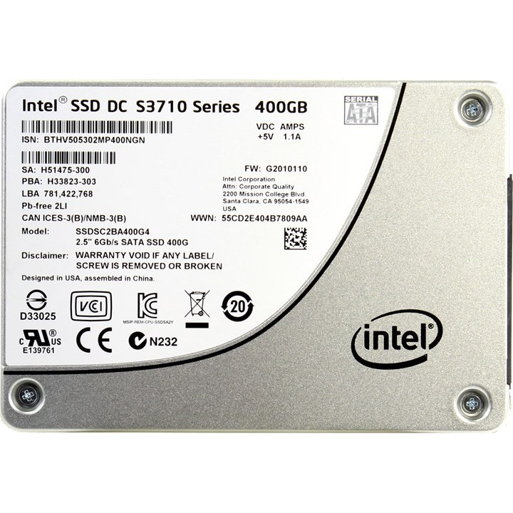 Жесткий диск Intel SSDSC2BA400G401 (400GB, SATA-III, 2.5", серия S3710)