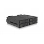 Корзина ICY DOCK CP128-1 (4 отсека 2.5", SATA/SAS/NVMe U.3, для 5.25" отсека)
