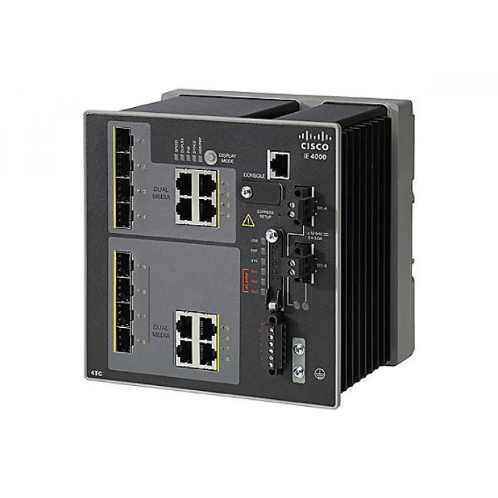 Коммутатор Cisco IE-4000-4TC4G-E (4x10/100/1000BASE-T, 4xSFP, PoE) Коммутатор Cisco IE-4000-4TC4G-E (4x10/100/1000BASE-T, 4xSFP, PoE)