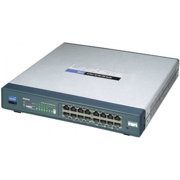 Маршрутизатор Cisco RV016 (16-port 10/100, Multi WAN VPN) Маршрутизатор Cisco RV016 (16-port 10/100, Multi WAN VPN)