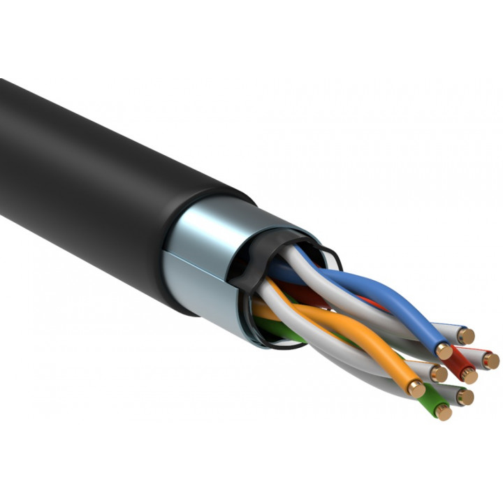 Кабель витая пара ITK LC3-C5E04-339 (F/UTP кат.5E, 4х2х24AWG, LDPE, черный, 305 м) Кабель витая пара ITK LC3-C5E04-339 (F/UTP кат.5E, 4х2х24AWG, LDPE, черный, 305 м)