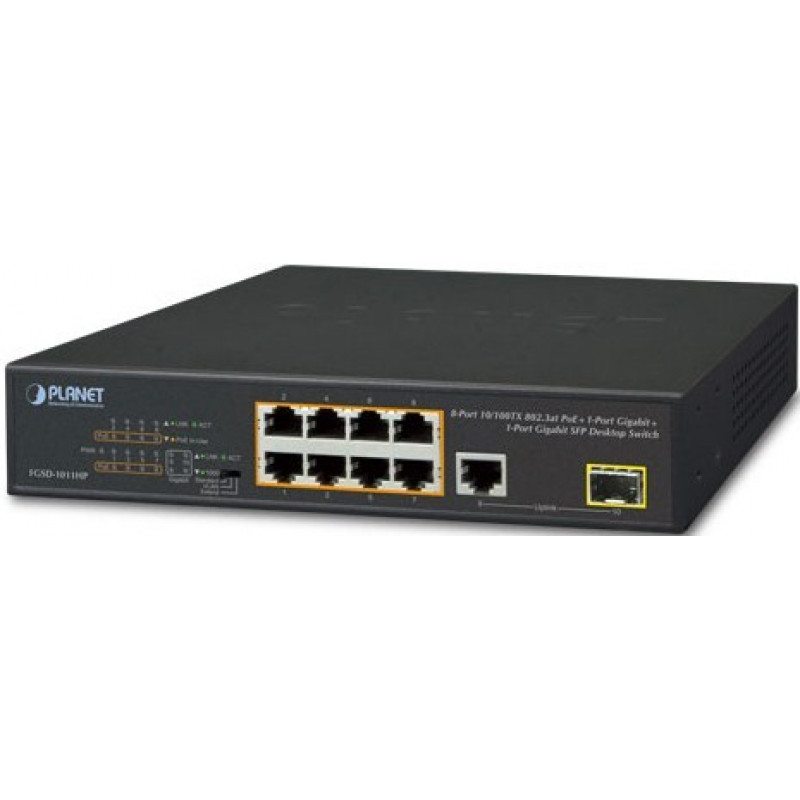 Коммутатор PLANET FGSD-1011HP