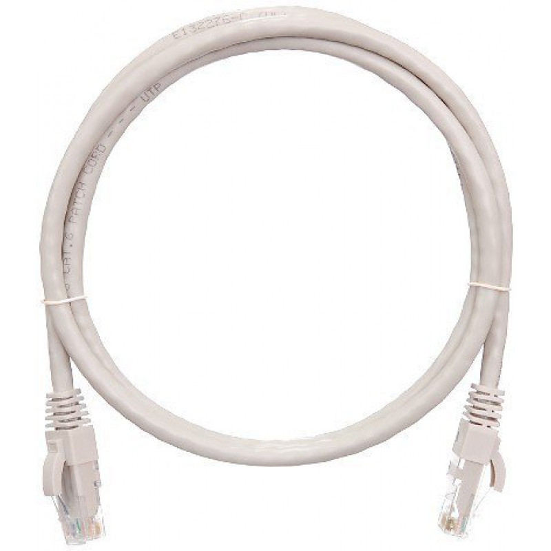 Коммутационный шнур NIKOMAX NMC-PC4UD55B-050-C-WT (U/UTP, Cat.5e, 5м, белый, многожильный, LSZH)