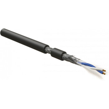 Кабель интерфейса Hyperline RS-SF-1x2x24/7-PVC-BK-500