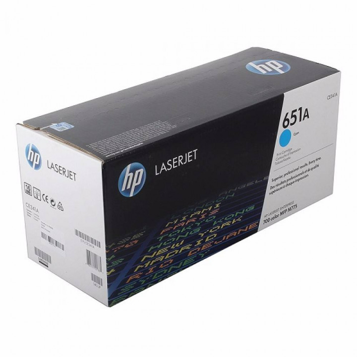Лазерный картридж HP CE341A (синий)