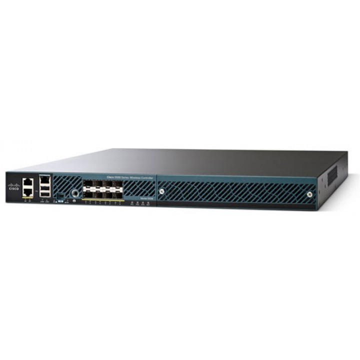 Wi-Fi контроллер Cisco AIR-CT5508-500-K9 (до 500 точек доступа, 8 Гбит/с) Wi-Fi контроллер Cisco AIR-CT5508-500-K9 (до 500 точек доступа, 8 Гбит/с)